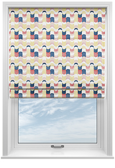 Castillo Velvet, Harmony - Motorised Roman Blind